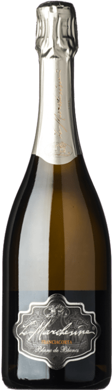 31,95 € 免费送货 | 白起泡酒 Le Marchesine Millesimato 香槟 D.O.C.G. Franciacorta 伦巴第 意大利 Chardonnay 瓶子 75 cl