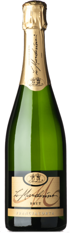 25,95 € Бесплатная доставка | Белое игристое вино Le Marchesine Brut — брют D.O.C.G. Franciacorta Ломбардии Италия Pinot Noir — Пино Нуар, Chardonnay — Шардоне, Pinot Blanc — Пино Блан 75 cl