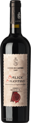 23,95 € Free Shipping | Red wine Leone De Castris 50º Vendemmia D.O.C. Salice Salentino Puglia Italy Malvasia Black, Negroamaro Bottle 75 cl