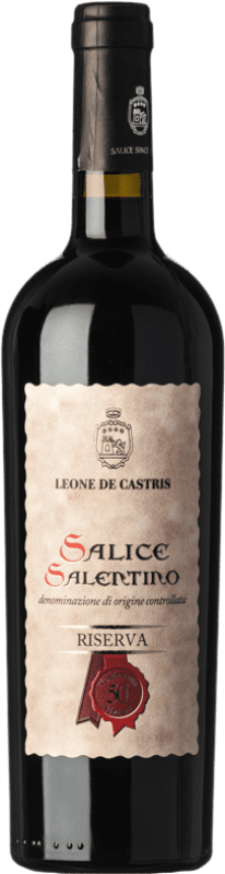 15,95 € Envío gratis | Vino tinto Leone De Castris 50º Vendemmia D.O.C. Salice Salentino Puglia Italia Malvasía Negra, Negroamaro Botella 75 cl