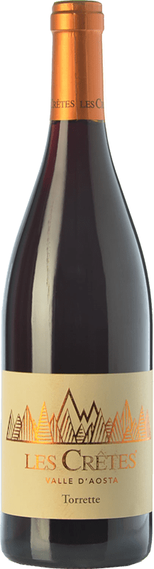 14,95 € 免费送货 | 红酒 Les Cretes Torrette D.O.C. Valle d'Aosta 瓦莱达奥斯塔 意大利 Petit Rouge 瓶子 75 cl