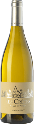 9,95 € Kostenloser Versand | Weißwein Les Cretes D.O.C. Valle d'Aosta Valle d'Aosta Italien Chardonnay Flasche 75 cl