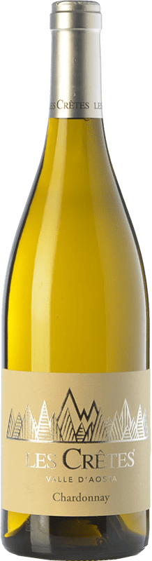 9,95 € Бесплатная доставка | Белое вино Les Cretes D.O.C. Valle d'Aosta Валле д'Аоста Италия Chardonnay бутылка 75 cl