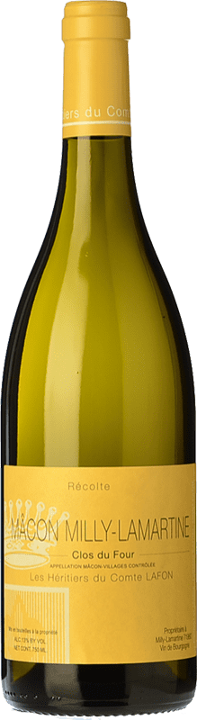 56,95 € Spedizione Gratuita | Vino bianco Les Héritiers du Comte Lafon Clos du Four Crianza A.O.C. Mâcon Borgogna Francia Chardonnay Bottiglia 75 cl