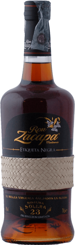 85,95 € Envio grátis | Rum Zacapa Etiqueta Negra Guatemala Garrafa 70 cl