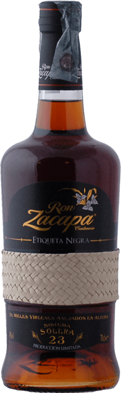 89,95 € 送料無料 | ラム Zacapa Black — ブラックエディション グアテマラ 70 cl