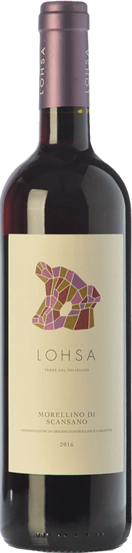 15,95 € Spedizione Gratuita | Vino Rosso Poliziano Lohsa D.O.C.G. Morellino di Scansano Toscana Italia Sangiovese, Ciliegiolo 75 cl