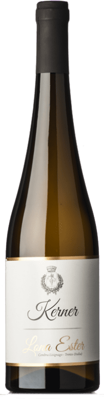 15,95 € Envio grátis | Vinho branco Lona Ester D.O.C. Trentino Trentino-Alto Adige Itália Kerner Garrafa 75 cl