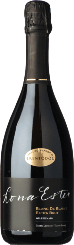 35,95 € Envoi gratuit | Vin Mousseux Blanc Lona Ester Extra Brut D.O.C. Trento Trentin-Haut-Adige Italie Chardonnay Bouteille 75 cl