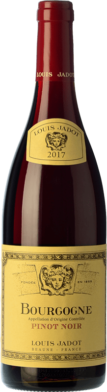 29,95 € Free Shipping | Red wine Louis Jadot Oak A.O.C. Bourgogne Burgundy France Pinot Black Bottle 75 cl
