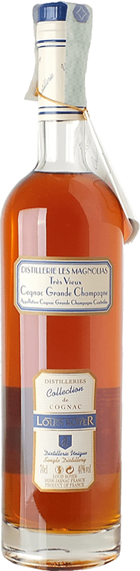 66,95 € Spedizione Gratuita | Cognac Louis Royer Distillerie Les Magnolias Grande Champagne A.O.C. Cognac Francia Bottiglia 70 cl