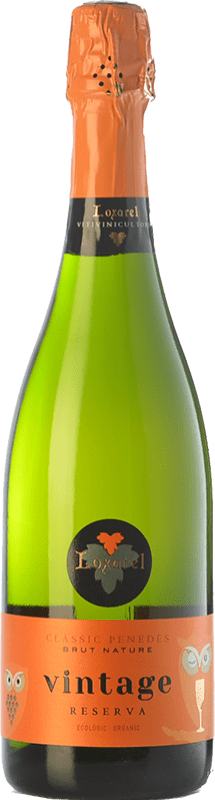 14,95 € 免费送货 | 白起泡酒 Loxarel Vintage Brut Nature 预订 D.O. Penedès 加泰罗尼亚 西班牙 Macabeo, Xarel·lo, Chardonnay 瓶子 75 cl