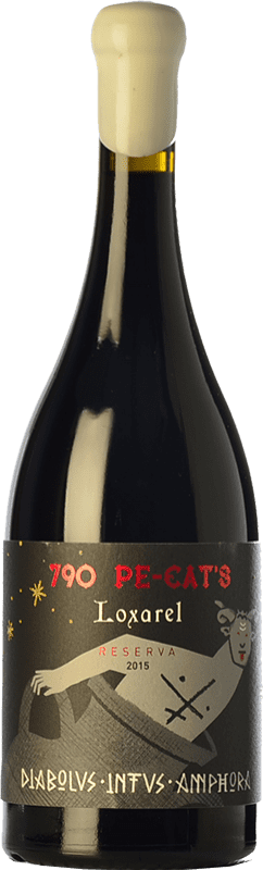 29,95 € Free Shipping | Red wine Loxarel 790 Pe-Cats Reserve D.O. Penedès Catalonia Spain Syrah, Grenache Bottle 75 cl