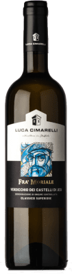 16,95 € 送料無料 | 白ワイン Luca Cimarelli Fra' Moriale D.O.C. Verdicchio dei Castelli di Jesi マルケ イタリア Verdicchio ボトル 75 cl