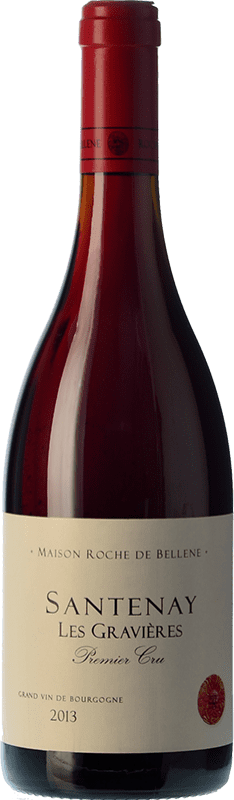 49,95 € Envío gratis | Vino tinto Roche de Bellene Les Gravieres 1er Cru Crianza A.O.C. Santenay Borgoña Francia Pinot Negro Botella 75 cl
