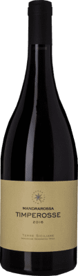 13,95 € Free Shipping | Red wine Mandrarossa Timperosse I.G.T. Terre Siciliane Sicily Italy Petit Verdot Bottle 75 cl