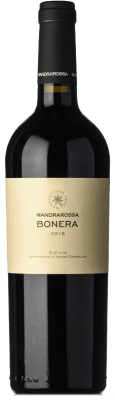 15,95 € Free Shipping | Red wine Mandrarossa Bonera I.G.T. Terre Siciliane Sicily Italy Cabernet Franc, Nero d'Avola Bottle 75 cl