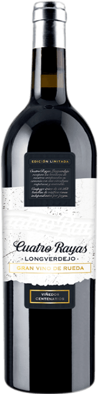 16,95 € Бесплатная доставка | Белое вино Cuatro Rayas Longverdejo D.O. Rueda Кастилия-Леон Испания Verdejo — Вердехо 75 cl