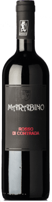 25,95 € Spedizione Gratuita | Vino rosso Marabino Rosso di Contrada D.O.C. Sicilia Sicilia Italia Nero d'Avola Bottiglia 75 cl