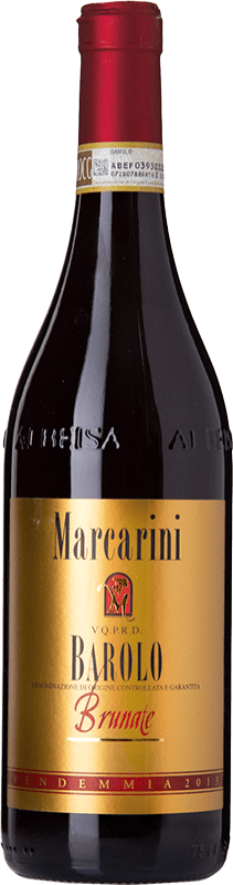 71,95 € 免费送货 | 红酒 Marcarini Brunate D.O.C.G. Barolo 皮埃蒙特 意大利 Nebbiolo 瓶子 75 cl