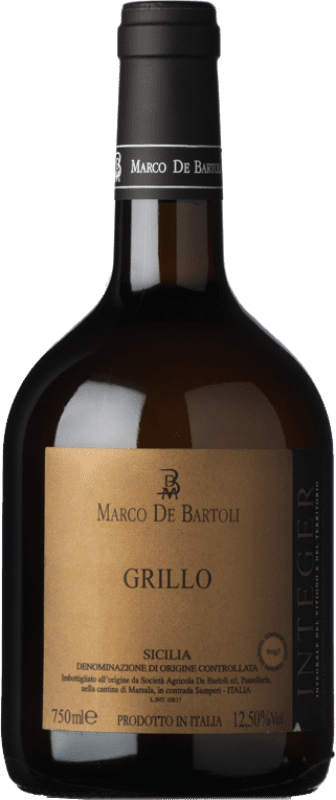 41,95 € 免费送货 | 白酒 Marco de Bartoli Integer I.G.T. Terre Siciliane 西西里岛 意大利 Grillo 瓶子 75 cl