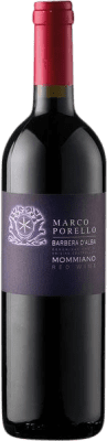17,95 € Kostenloser Versand | Rotwein Marco Porello Mommiano D.O.C. Barbera d'Alba Piemont Italien Barbera 75 cl