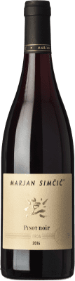 61,95 € Free Shipping | Red wine Simčič Marjan Cru Selection I.G. Primorska Goriška Brda Slovenia Pinot Black Bottle 75 cl