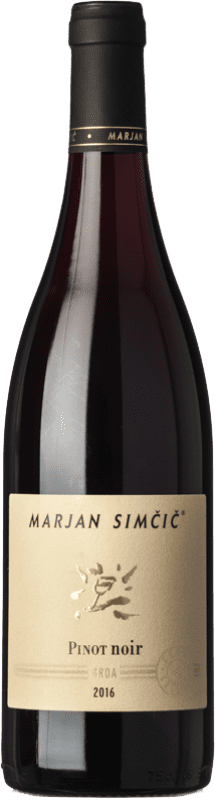61,95 € Бесплатная доставка | Красное вино Simčič Marjan Cru Selection I.G. Primorska Goriška Brda Словения Pinot Black бутылка 75 cl