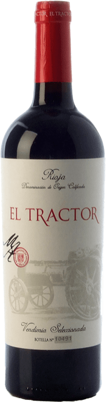 28,95 € Kostenloser Versand | Rotwein Marqués de Arviza El Tractor VS Vendimia Seleccionada — Ausgewählte Weinlese Crianza — Kurze Fassreifung D.O.Ca. Rioja La Rioja Spanien Tempranillo, Graciano Flasche 75 cl