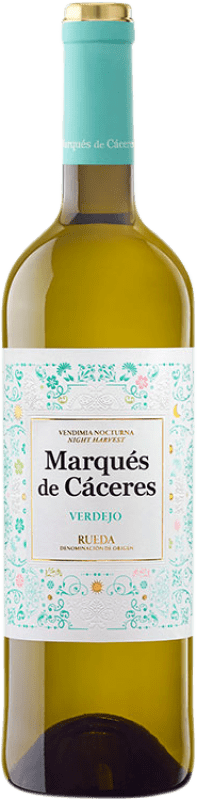 7,95 € Kostenloser Versand | Weißwein Marqués de Cáceres D.O. Rueda Kastilien und León Spanien Verdejo Flasche 75 cl