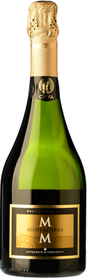 7,95 € Free Shipping | White Sparkling Wine Marqués de Monistrol MM Brut Nature Family Reserve D.O. Cava Spain Macabeo, Xarel·lo, Chardonnay, Parellada 75 cl