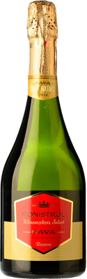 5,95 € Бесплатная доставка | Белое игристое вино Marqués de Monistrol MM Winemaker Brut Nature — Брют Натюр D.O. Cava Испания Macabeo — Макабео, Xarel·lo — Шарелло, Chardonnay — Шардоне, Parellada — Парельяда 75 cl
