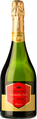 5,95 € Envío gratis | Espumoso blanco Marqués de Monistrol MM Winemaker Brut Nature D.O. Cava España Macabeo, Xarel·lo, Chardonnay, Parellada Botella 75 cl