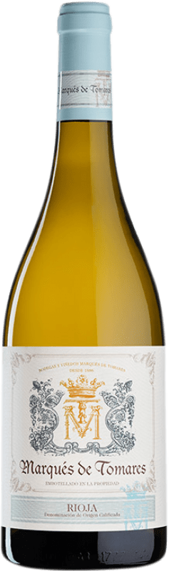 10,95 € Envío gratis | Vino Blanco Marqués de Tomares Barrica D.O.Ca. Rioja La Rioja España Garnacha, Viura Botella 75 cl
