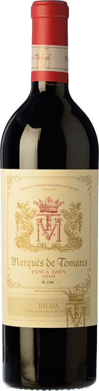 41,95 € Envio grátis | Vinho tinto Marqués de Tomares Finca Izón Reserva D.O.Ca. Rioja La Rioja Espanha Tempranillo, Grenache, Viura Garrafa 75 cl