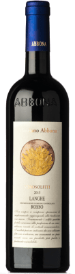 29,95 € Envoi gratuit | Vin rouge Abbona Rosso Zerosolfiti D.O.C. Langhe Piémont Italie Nebbiolo, Dolcetto, Barbera Bouteille 75 cl