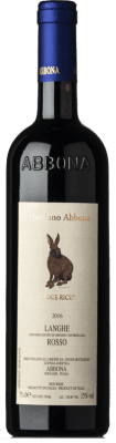 23,95 € Kostenloser Versand | Rotwein Abbona Rosso Due Ricu D.O.C. Langhe Piemont Italien Spätburgunder, Nebbiolo, Barbera Flasche 75 cl