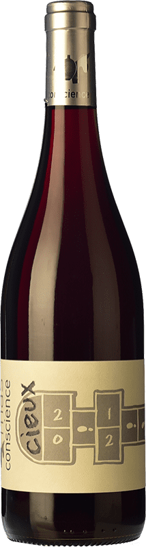 19,95 € Free Shipping | Red wine Conscience Cieux Oak I.G.P. Vin de Pays Saint Guilhem le Désert Languedoc France Cinsault Bottle 75 cl