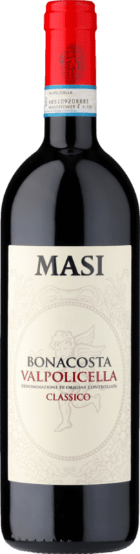 16,95 € 免费送货 | 红酒 Masi Classico Bonacosta D.O.C. Valpolicella 威尼托 意大利 Corvina, Rondinella, Molinara 瓶子 75 cl