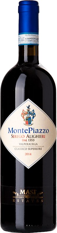 25,95 € Free Shipping | Red wine Masi Superiore Alighieri Montepiazzo D.O.C. Valpolicella Veneto Italy Corvina, Rondinella, Molinara Bottle 75 cl