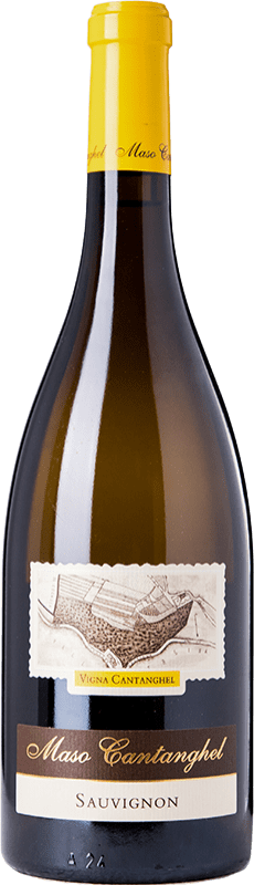 16,95 € Envío gratis | Vino blanco Cantanghel Vigna Cantanghel D.O.C. Trentino Trentino-Alto Adige Italia Sauvignon Botella 75 cl