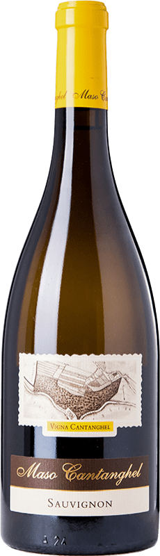 16,95 € Envío gratis | Vino blanco Cantanghel Vigna D.O.C. Trentino Trentino-Alto Adige Italia Sauvignon Botella 75 cl