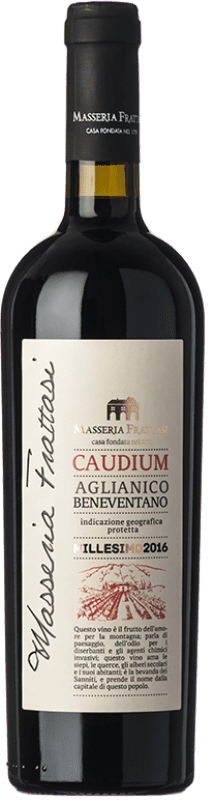 19,95 € 免费送货 | 红酒 Frattasi Caudium I.G.T. Beneventano 坎帕尼亚 意大利 Aglianico 瓶子 75 cl