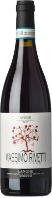 22,95 € Free Shipping | Red Wine Massimo Rivetti Avene D.O.C. Langhe Piemonte Italy Nebbiolo Eco — Organic 75 cl