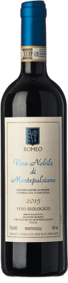 24,95 € Envío gratis | Vino tinto Massimo Romeo D.O.C.G. Vino Nobile di Montepulciano Toscana Italia Prugnolo Gentile Botella 75 cl