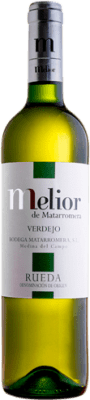 7,95 € Envío gratis | Vino blanco Matarromera Melior de Blanco D.O. Rueda Castilla y León España Verdejo Botella 75 cl