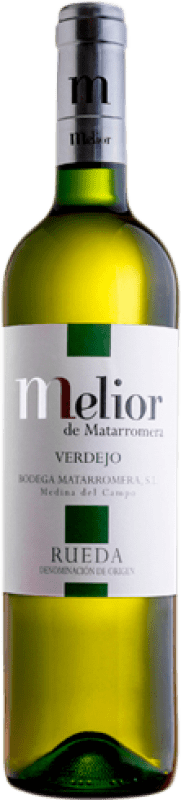 7,95 € Бесплатная доставка | Белое вино Matarromera Melior de Blanco D.O. Rueda Кастилия-Леон Испания Verdejo бутылка 75 cl