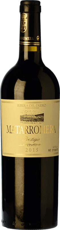 67,95 € 免费送货 | 红酒 Matarromera Prestigio 预订 D.O. Ribera del Duero 卡斯蒂利亚莱昂 西班牙 Tempranillo 瓶子 75 cl