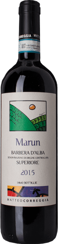 26,95 € Free Shipping | Red wine Matteo Correggia Marun D.O.C. Barbera d'Alba Piemonte Italy Barbera Bottle 75 cl