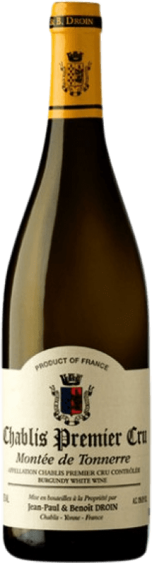 49,95 € Spedizione Gratuita | Vino bianco Jean-Paul & Benoît Droin Montée de Tonnerre 1er Cru A.O.C. Chablis Premier Cru Borgogna Francia Chardonnay Bottiglia 75 cl